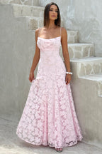 Backless Chiffon Maxi Dress