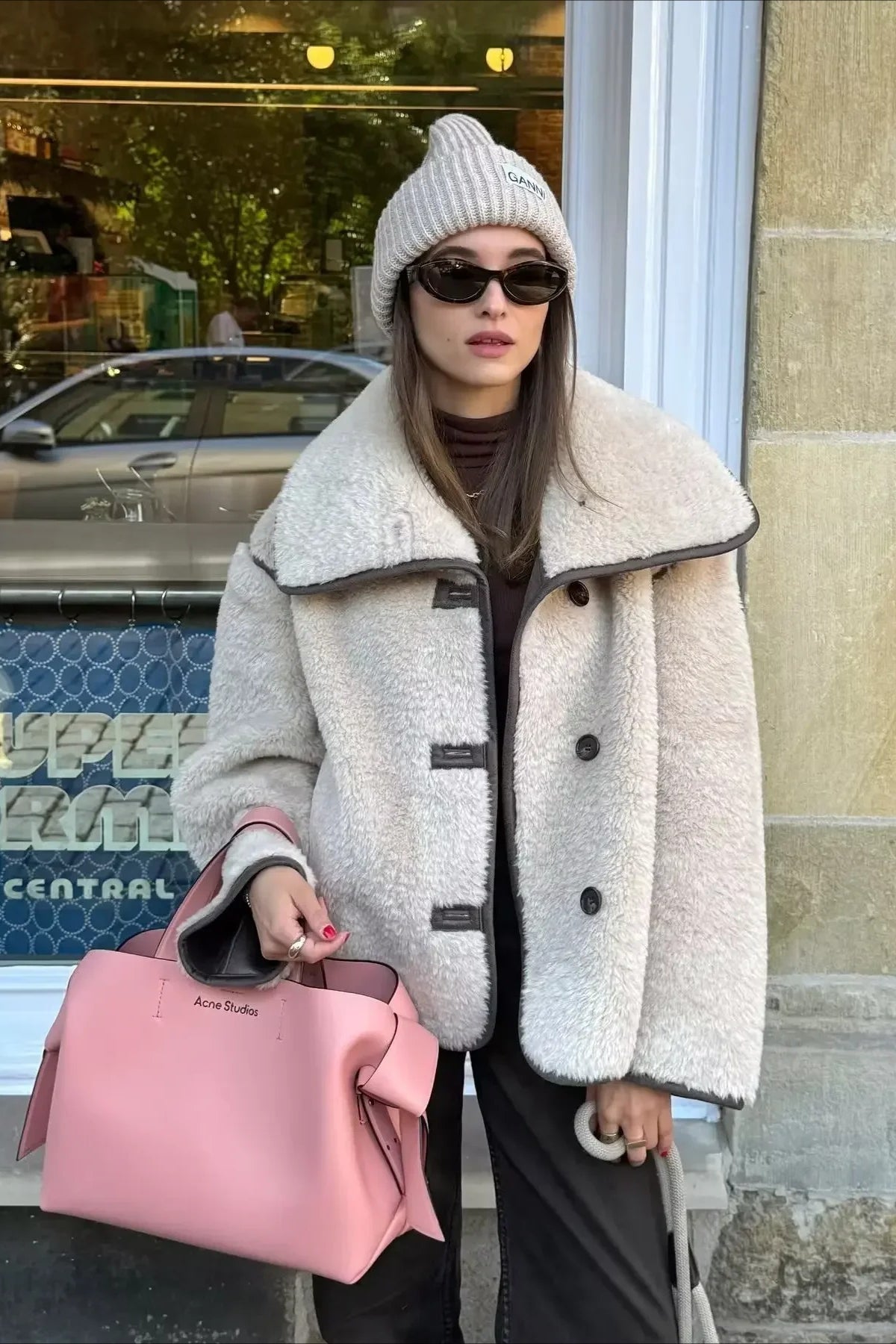 Fleece Lapel Short Jacket Main image