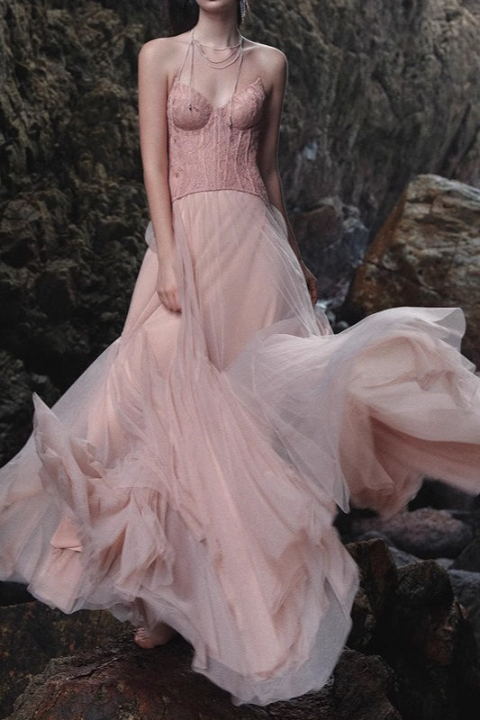 Heavy Lace Corset Ball Gown Prom Dress Secondary image