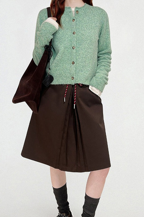 Wool Blend Bright Color Cardigan Secondary image