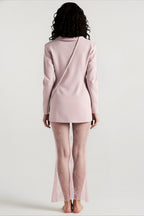 Dusty Pink Long Sleeve Tailored Blazer