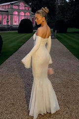 Lace Insert Bell Sleeve Birthday Dress