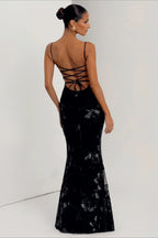 Elegant Strapless Slip Maxi Floral Dress