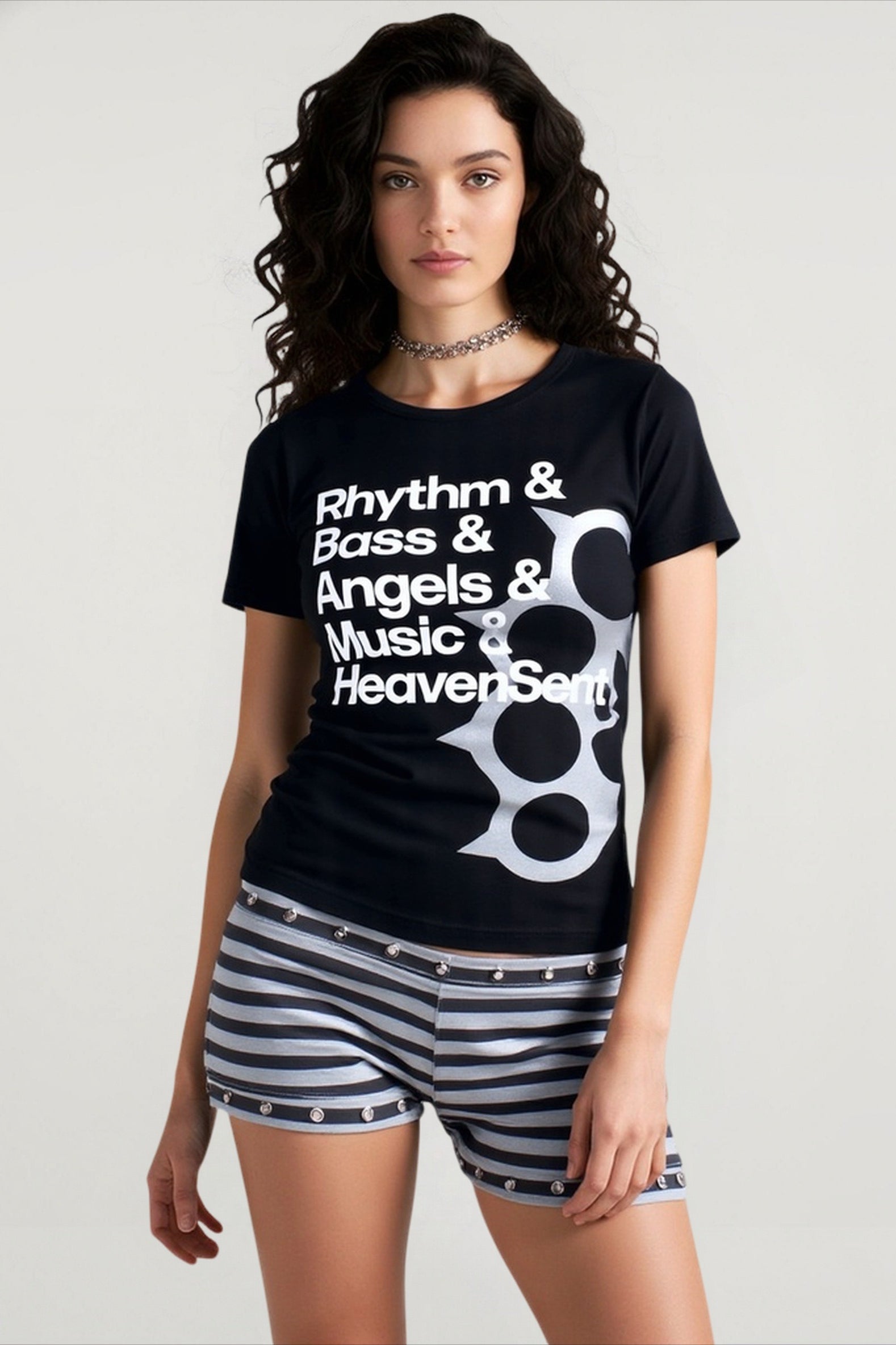 Dark Graphic Fitted T-shirts Main image