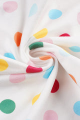 Colorful Polka Dot Halter Slim Fit Crop Top