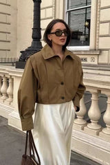 Relaxed Fit Utility Tuck Jacket