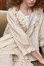Sweet Square Neck Cotton Sleepwear Pajama Set