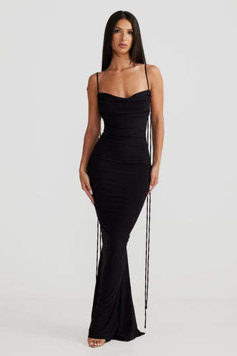 Solid Color Bodycon Slip Party Dress Main image