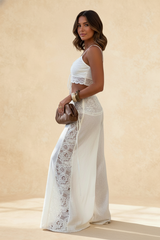 Boho Lace Patchwork Maxi Skirt