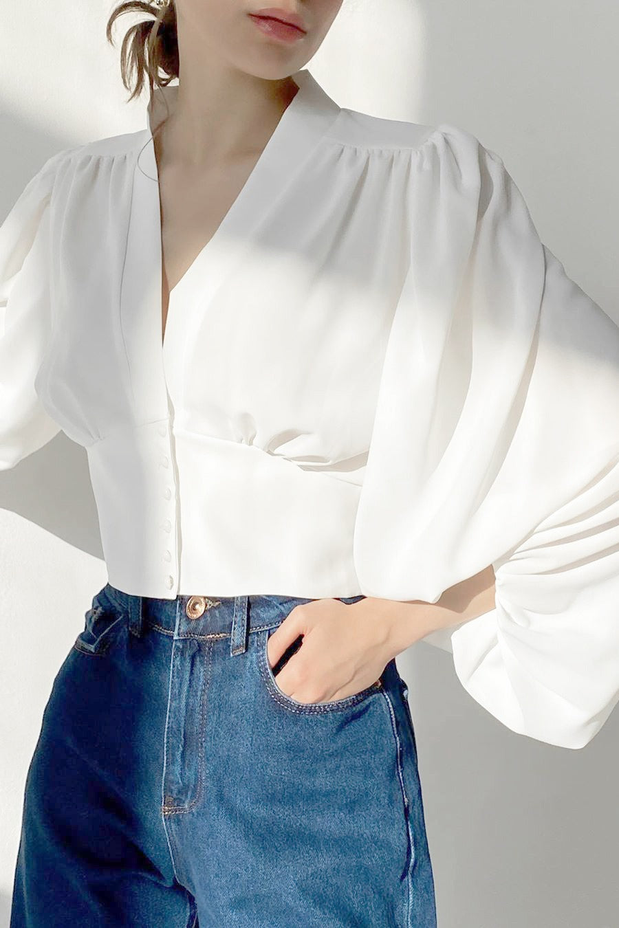 Victorian Tailored V Blouse Secondary image