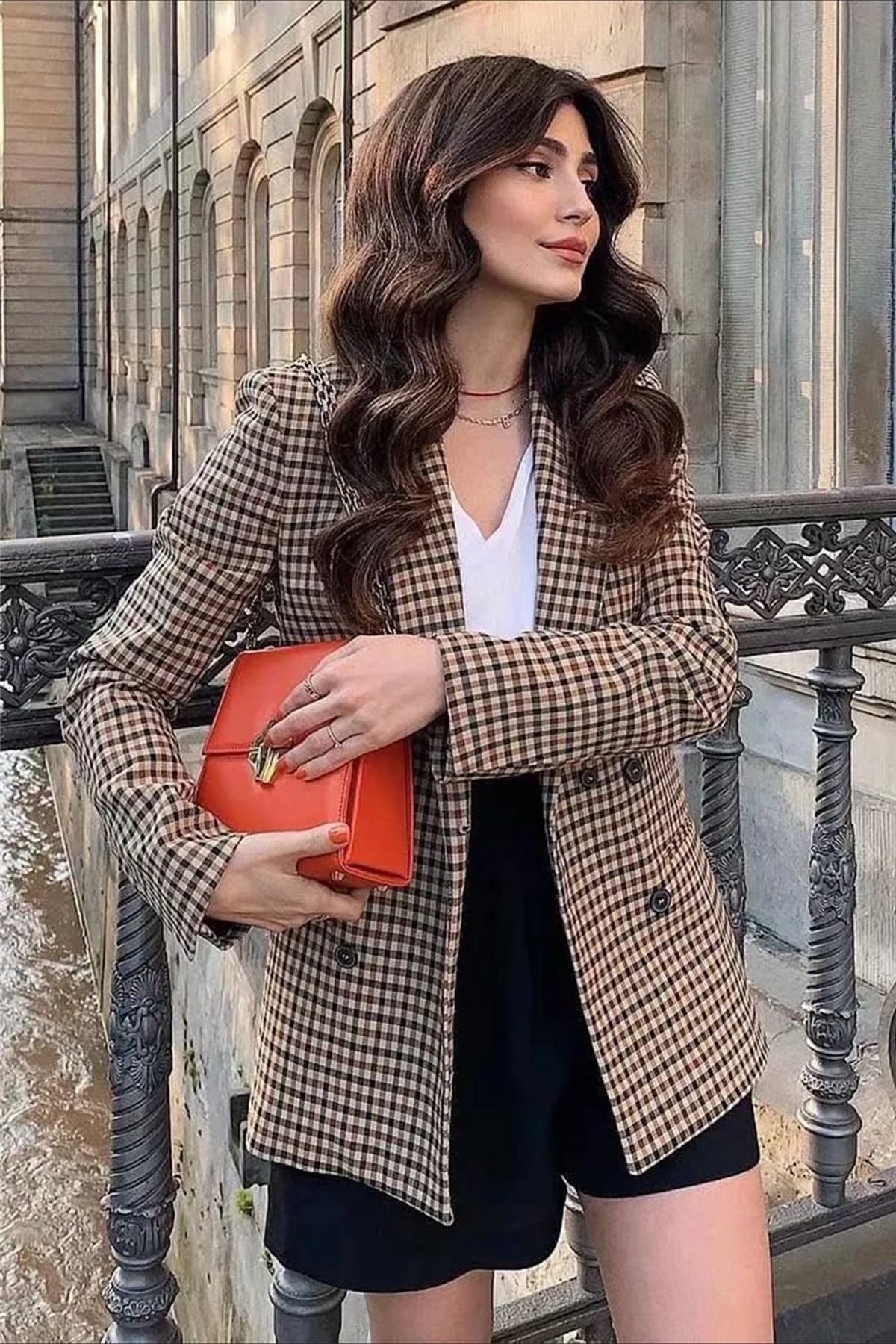 Houndstooth Office Chic Blazer Main image