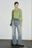 French Linen Unique Collar Blouse