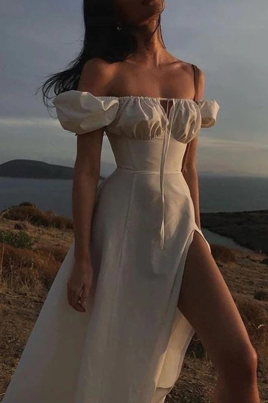 Tie Strap Split Hem Maxi Dress Main image