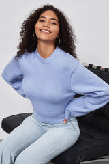 Slim Fit Basic Crop Sweater