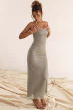 Sequin Spaghetti Strap Party Dress