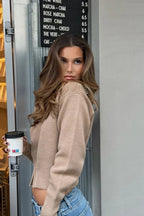 Slim Fit Knit Zip Cardigan