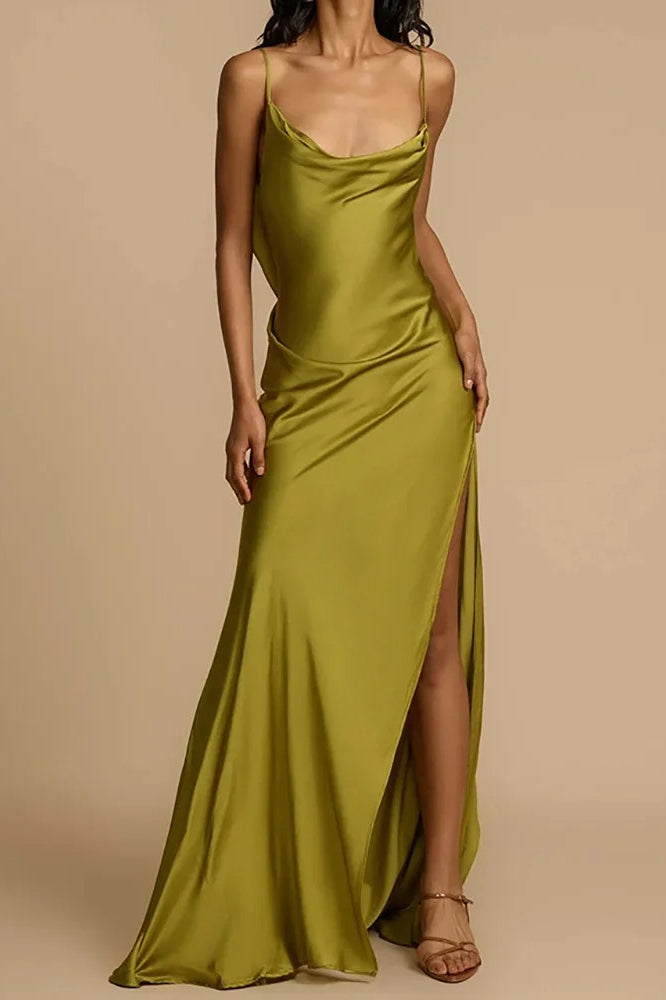 Elegant Sleeveless Deep Backless Maxi Dress Secondary image