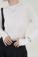 Seamless Fine Gauge Knit Top
