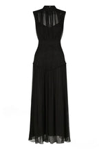 Remarkable Moment High Trendy Neck Maxi Dress