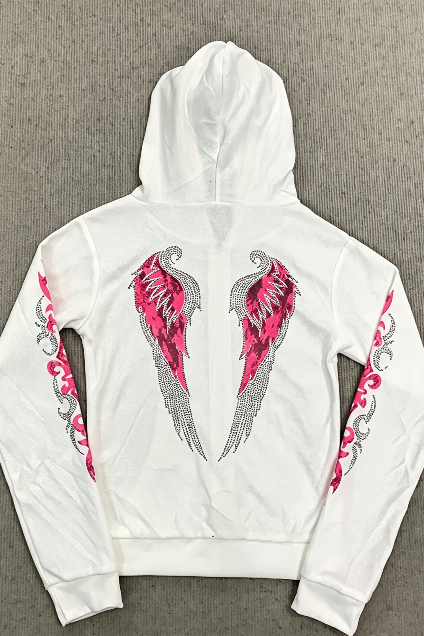 Rhinestone Tribal Graphic Zip Up Hoodie Secondary image