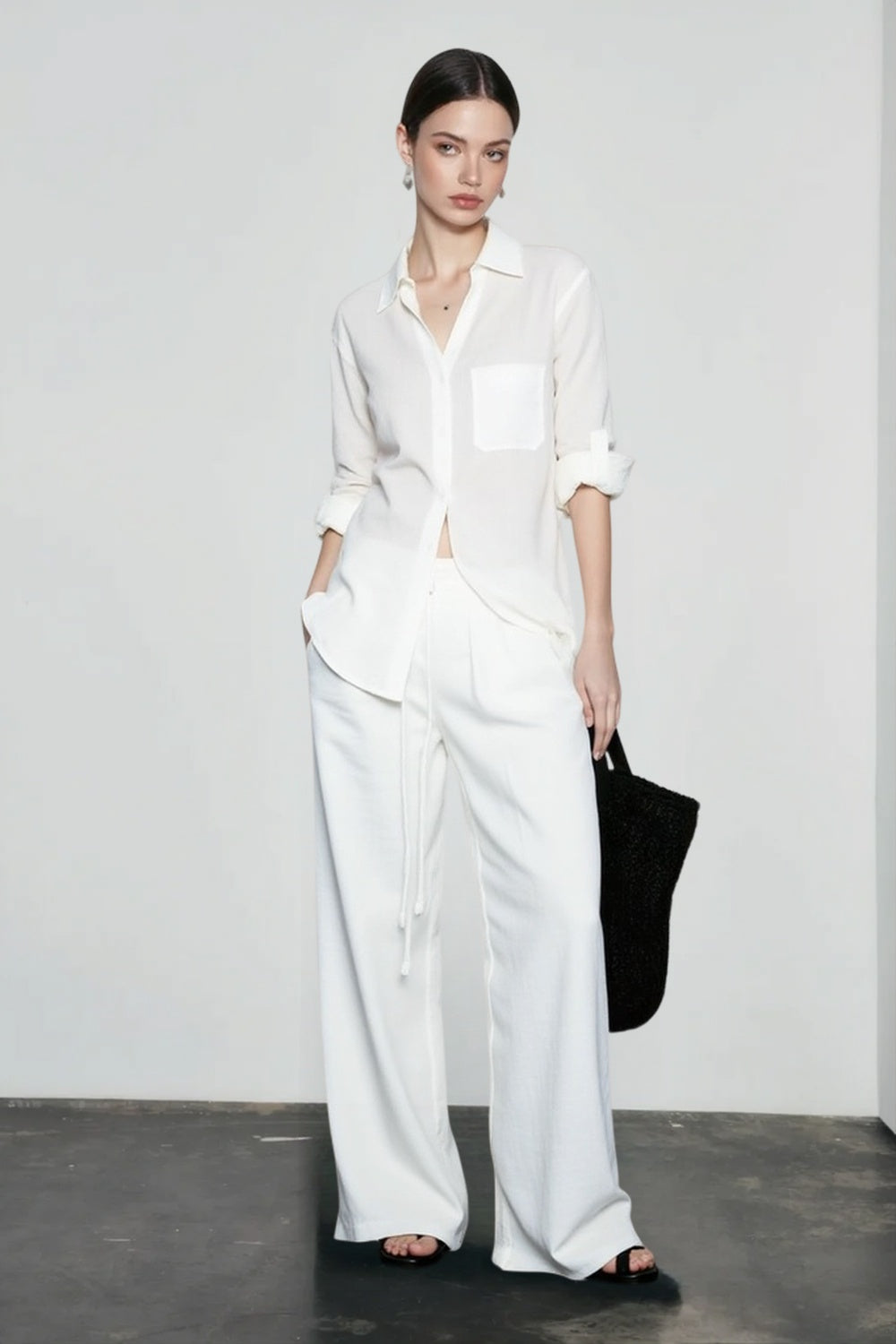 Pure Linen UV Protection Blouse Main image