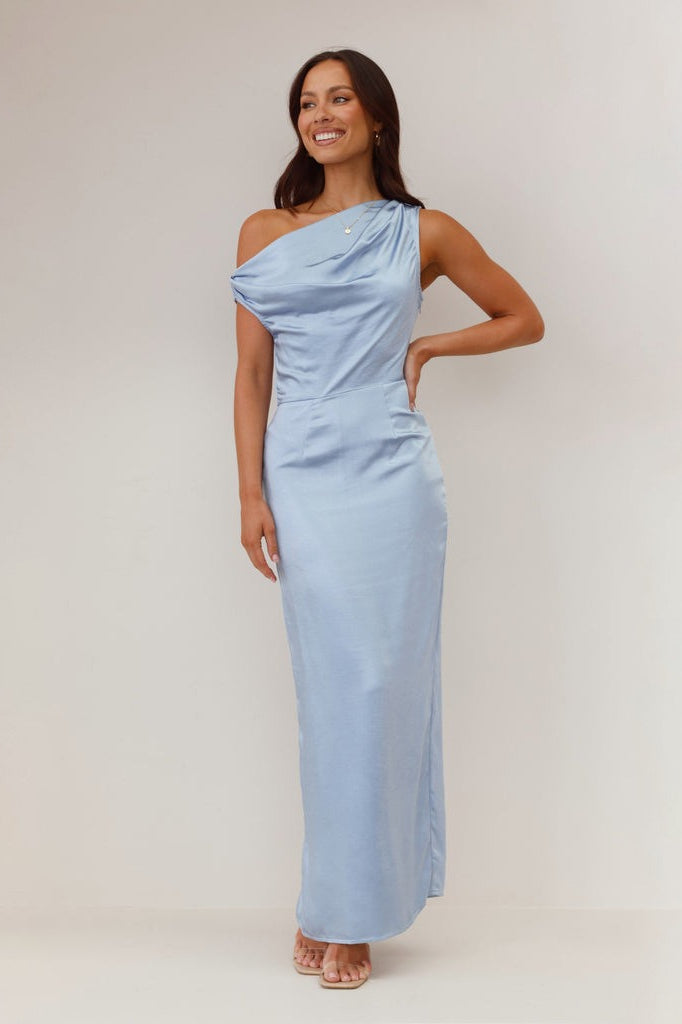 Strapless Solid Color Bodycon Formal Dress Main image