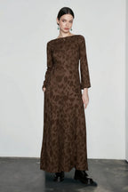 DressBetty - 2024 Elegant O-neck High Waist Evening Party Streetwear Maxi Dress