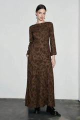 DressBetty - 2024 Elegant O-neck High Waist Evening Party Streetwear Maxi Dress