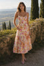 Bardot Flounce Hem Ditsy Floral Slip Dress