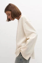 Loose Fit Backless Sweater