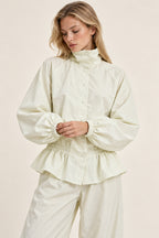 Stand Collar Jacket Jogger Pants Set