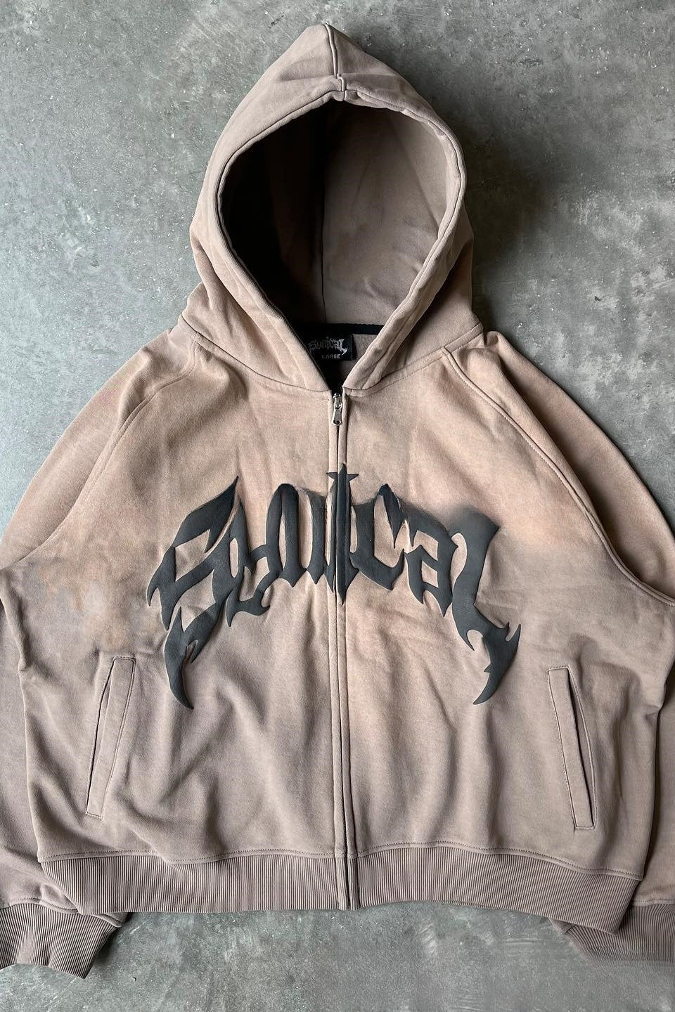Vintage Pullover Graphic Print Hoodie Main image