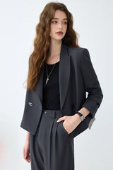 Chic French Inspired Relaxed Blazer