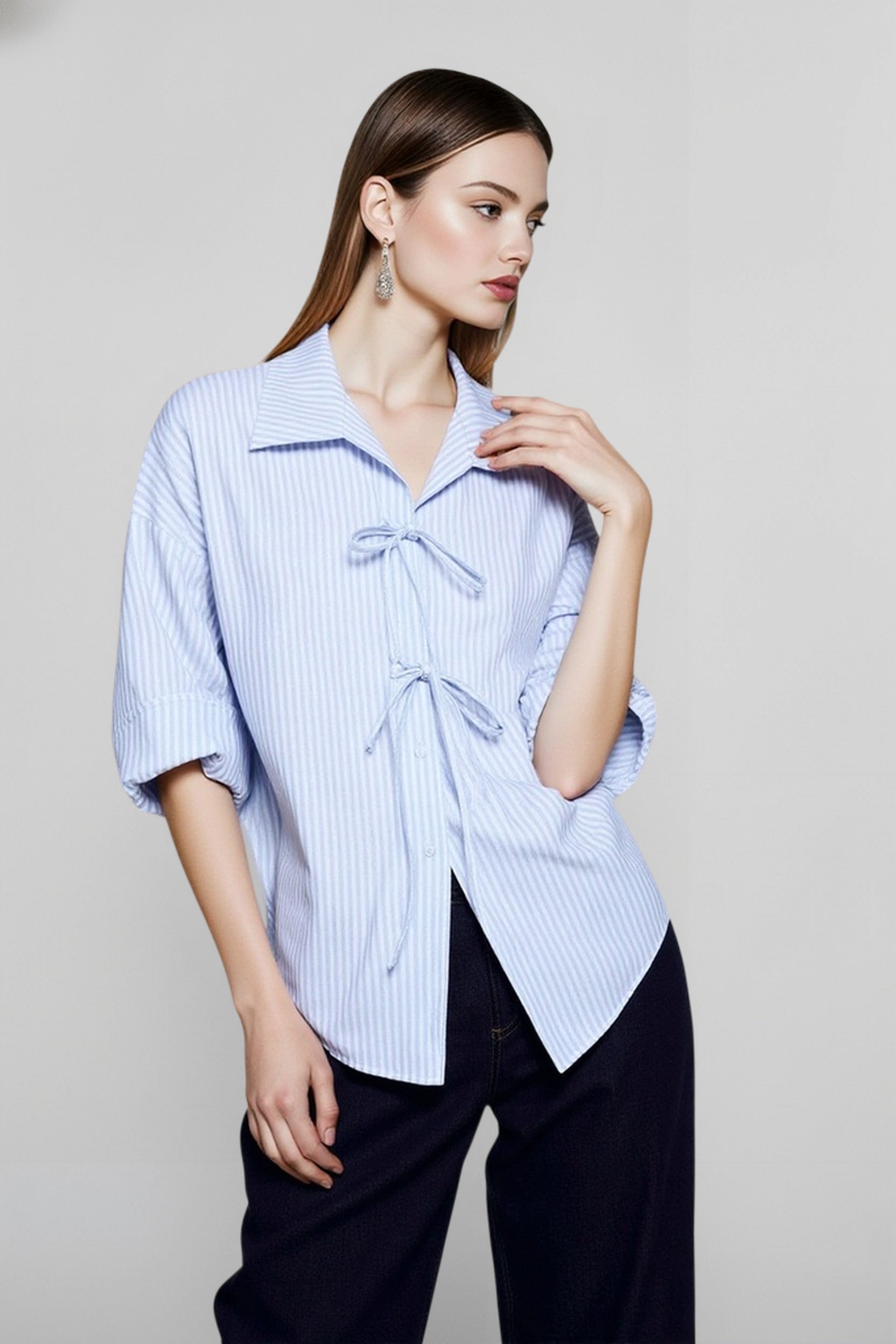 Vintage Linen Relaxed Blouse Secondary image
