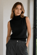 Slim Turtleneck Knit Top