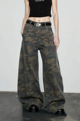 Retro Harajuku Camo Jeans