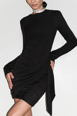 Shirred Bandage Bodycon Birthday Dress