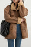 Reversible Stand Collar Puffer Jacket