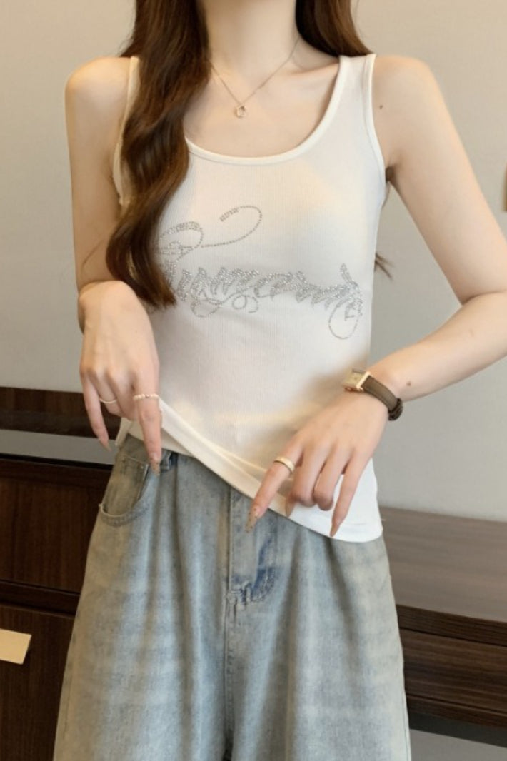 Bodycon Crop Sleeveless Tank Top Secondary image
