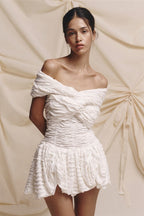 Flirty Off-Shoulder Party Dress
