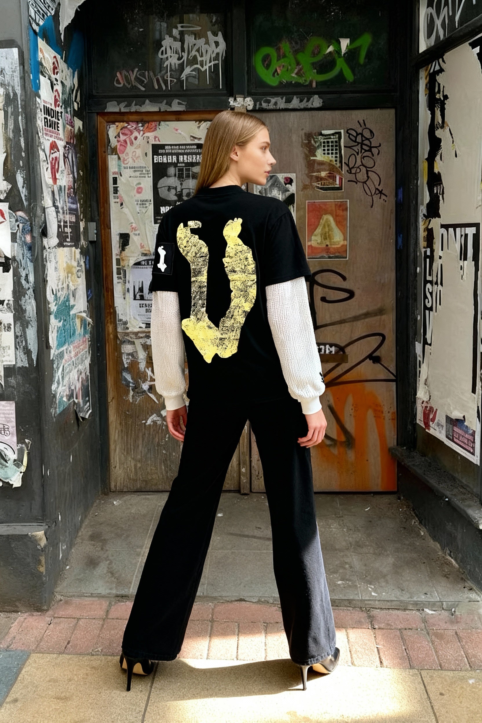 Dark Futuristic Counterfeit 2-Part Hoodie Secondary image