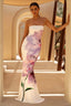 Strapless Bodycon Maxi Vacation Dress