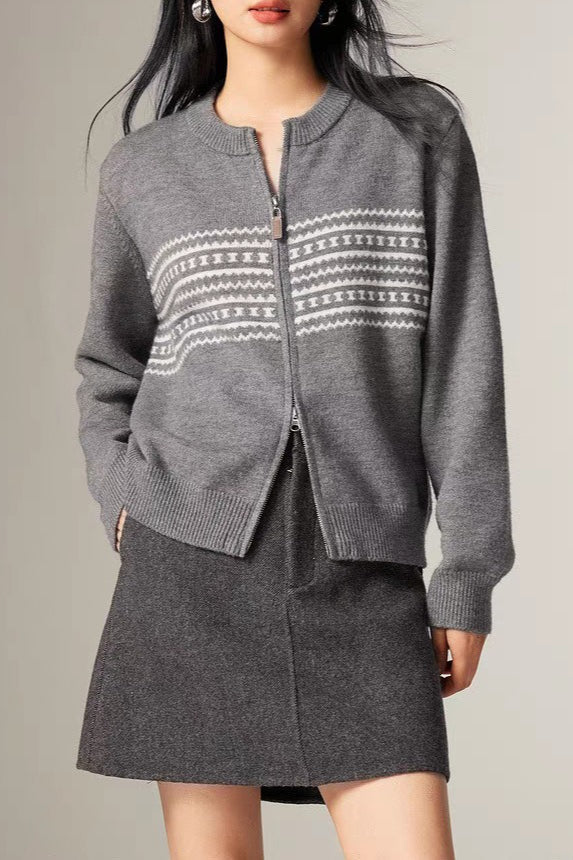 Vintage Jacquard Knit Sweater Main image
