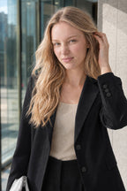 Elegant Long Sleeve Blazer