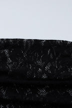 Lace Backless Long Sleeve Lace Dress