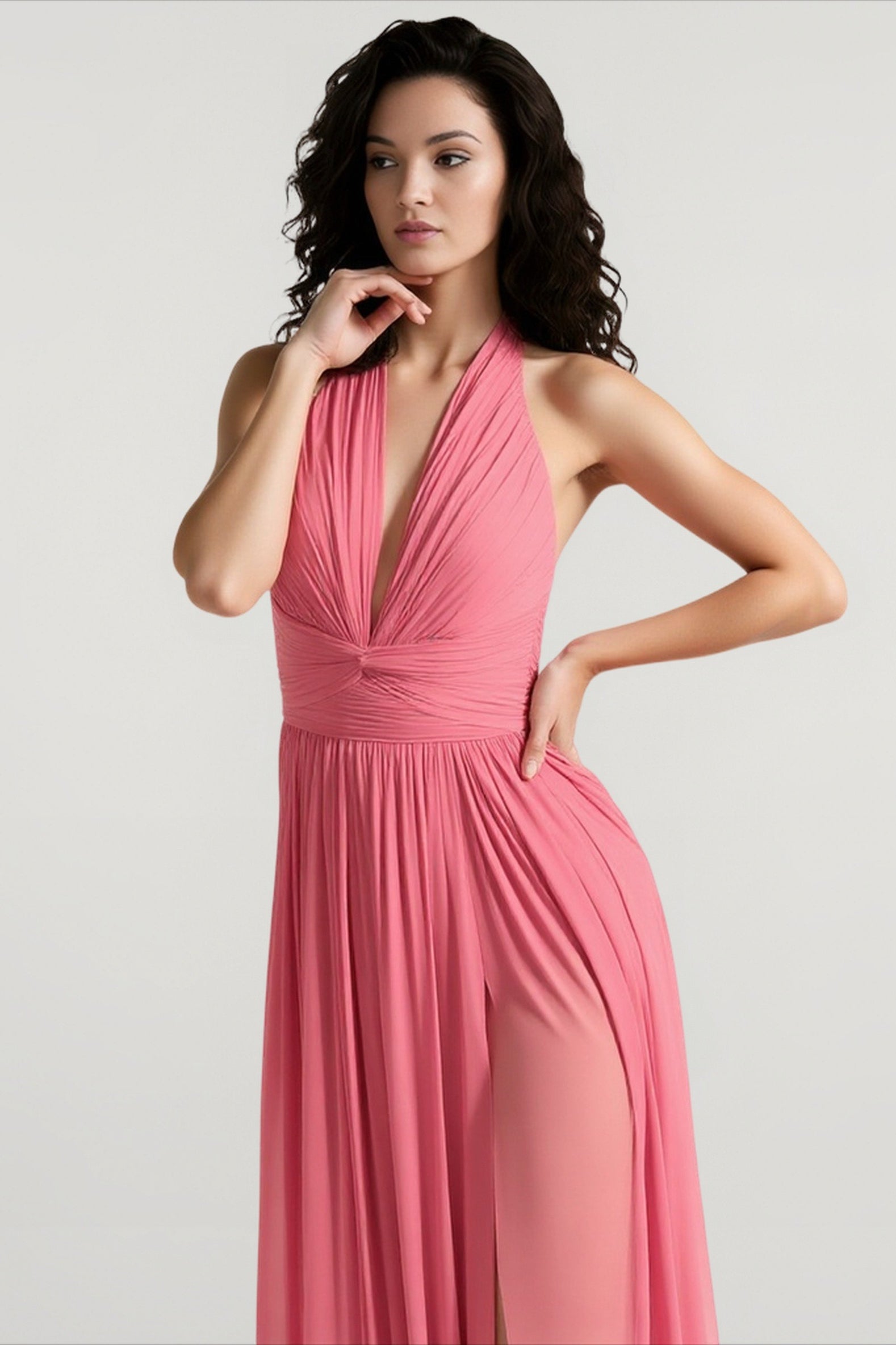Chic Deep V Fitted Elegant Sexy Party Dress Secondary image