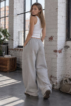 Solid Loose Hip-hop Drawstring Pants