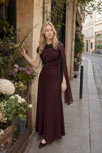 Chiffon One Shoulder Formal Dress