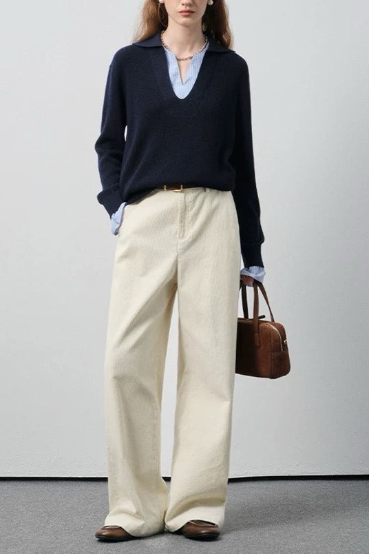 Two-in-One Wool Blend Knit Top Secondary image