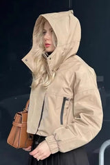 Contemporary Cropped Hood Jacket